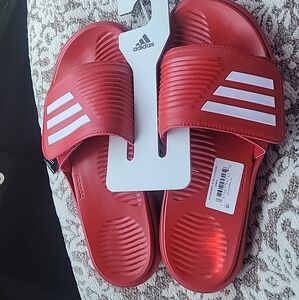 Adidas Alphabounce 2.0 Red White Stripe Sz 10 NEW!